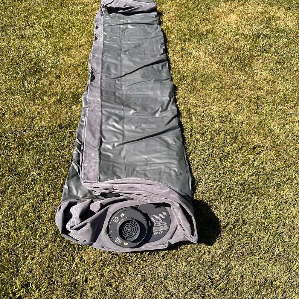Gray Soft Fabric Photography Equipment Inflatable Bed